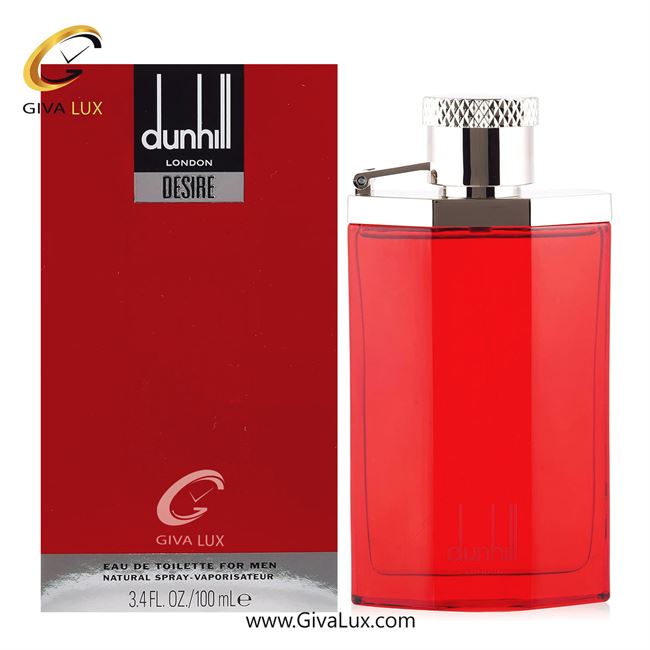  ادو تویلت مردانه دانهیل اورجینال مدل Dunhill Desire | دیزایر قرمز حجم  100 میل